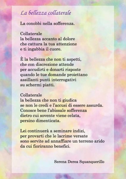 La bellezza collaterale, poesia di Serena Derea Squanquerillo