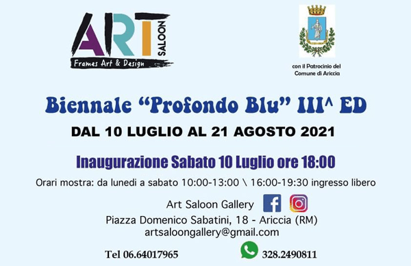 Art Saloon - Biennale Profondo Blu: tra arte e poesia