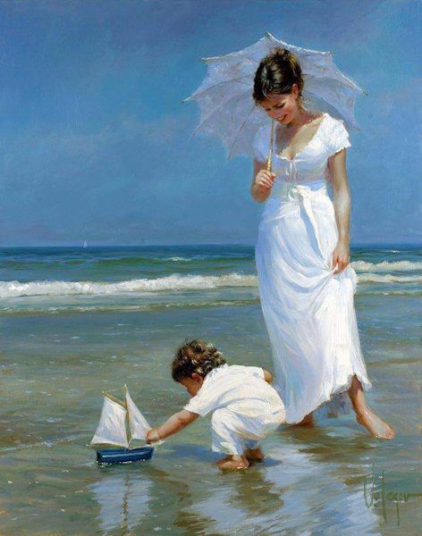 La bussola (dipinto: Vladimir Volegov)