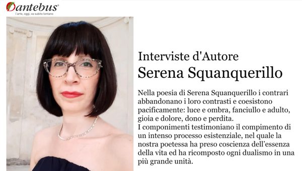 Intervista d'Autore a cura di Dantebus - Serena Squanquerillo