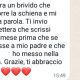 Testimonianze sul mio libro. Grazie!