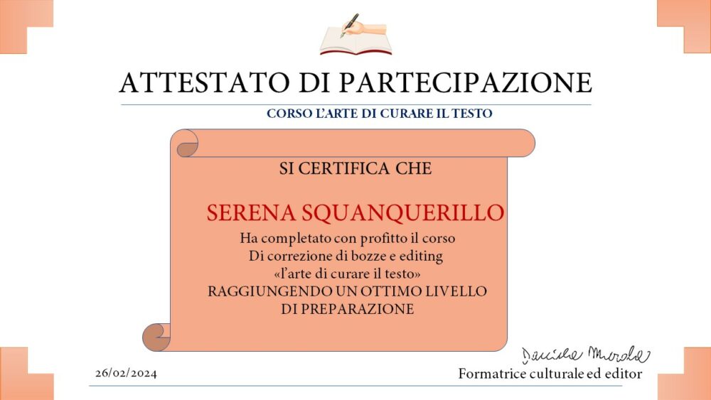 Nuovo traguardo! L'”Arte di curare il testo” e non solo