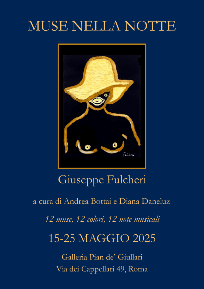 Il pittore Giuseppe Fulcheri inaugura la mostra “Muse nella Notte” a Roma