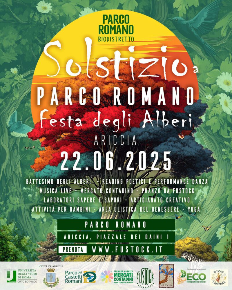 “Solstizio a Parco Romano – Festa degli Alberi” a Parco Romano Biodistretto di Ariccia
